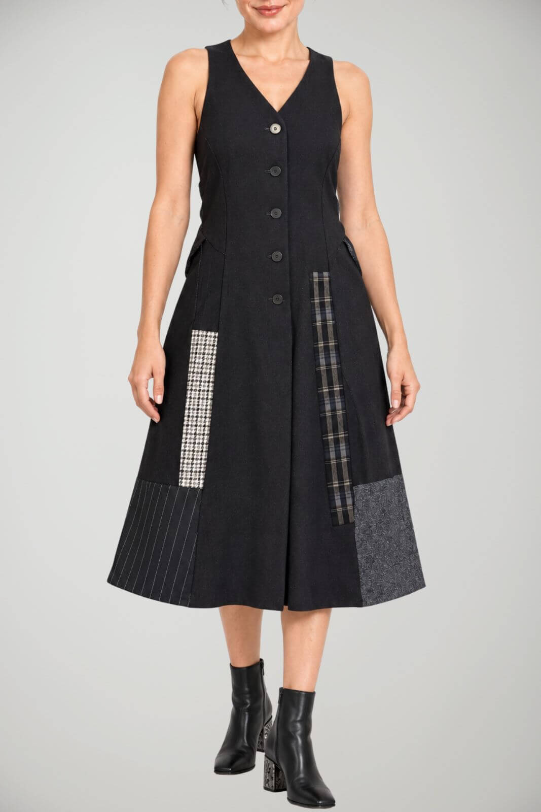 Tadashi Abito Donna Patchwork