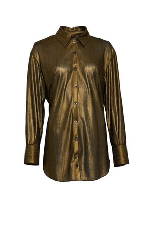 Camicia donna in lamè Tadashi fronte
