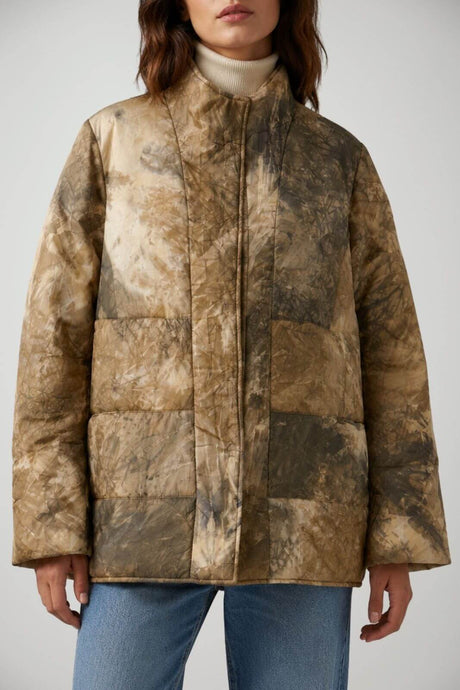 Tadashi Piumino Donna Ovetto Tie Dye Crinkle