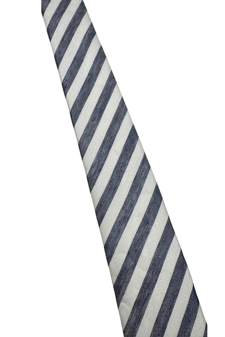 Cravatta da uomo Tagliatore in lino a righe oblique