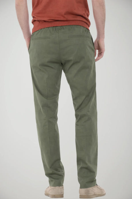 Pantaloni da uomo Tagliatore con coulisse e pences