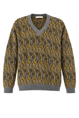 Tela Maglia Donna con Fantasia Multicolore