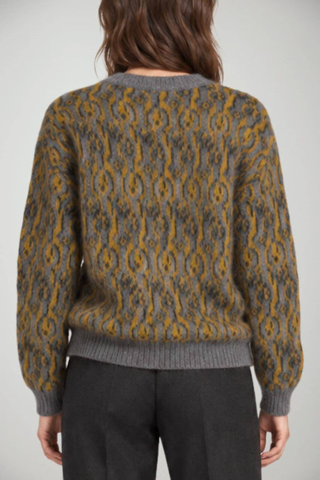 Tela Maglia Donna con Fantasia Multicolore