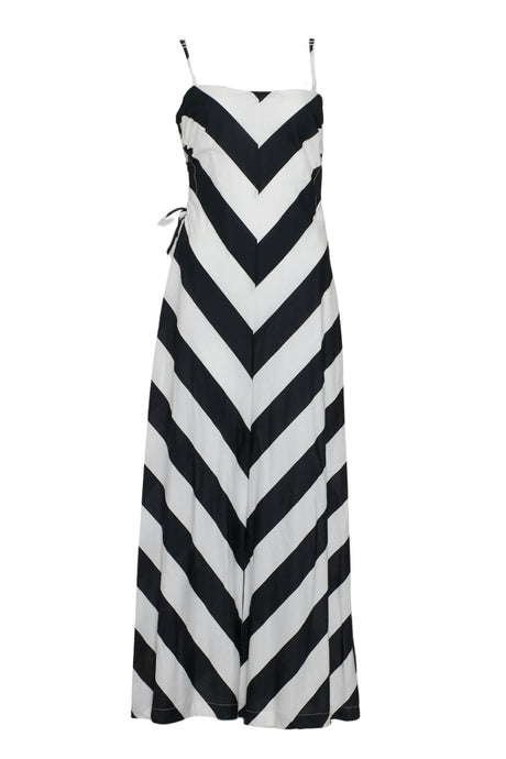 Jumpsuit Donna Tensione In rigata fronte