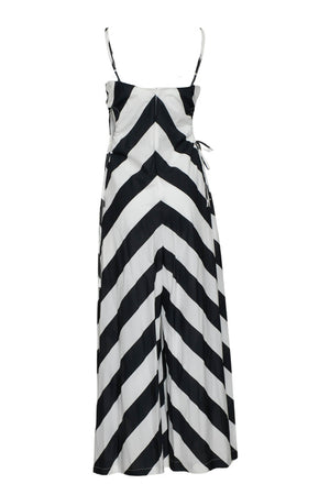 Jumpsuit Donna Tensione In rigata retro