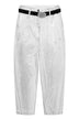 Tensione In Pantaloni Donna Chino con Effetti Argentati
