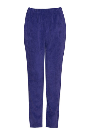 Tensione In Pantaloni Donna in velluto slip on