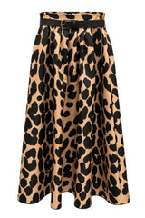 Tensione In Gonna animalier con cintura