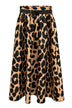 Tensione In Gonna animalier con cintura