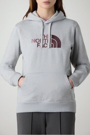 The North Face Felpa Donna con Cappuccio e Maxi Logo sul Petto