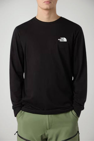 T-Shirt da uomo The North Face maniche lunghe con stampe fronte 1