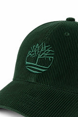 Timberland Cappello Uomo in Velluto Corduroy / Verde