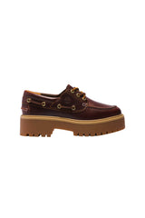 Mocassino da barca Timberland da donna invernale con plateau lato