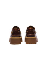 Mocassino da barca Timberland da donna invernale con plateau retro