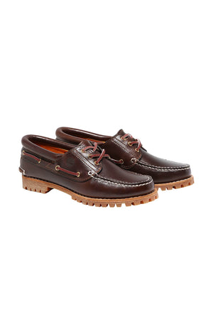 Scarpa da barca donna Timberland in pelle con lacci 