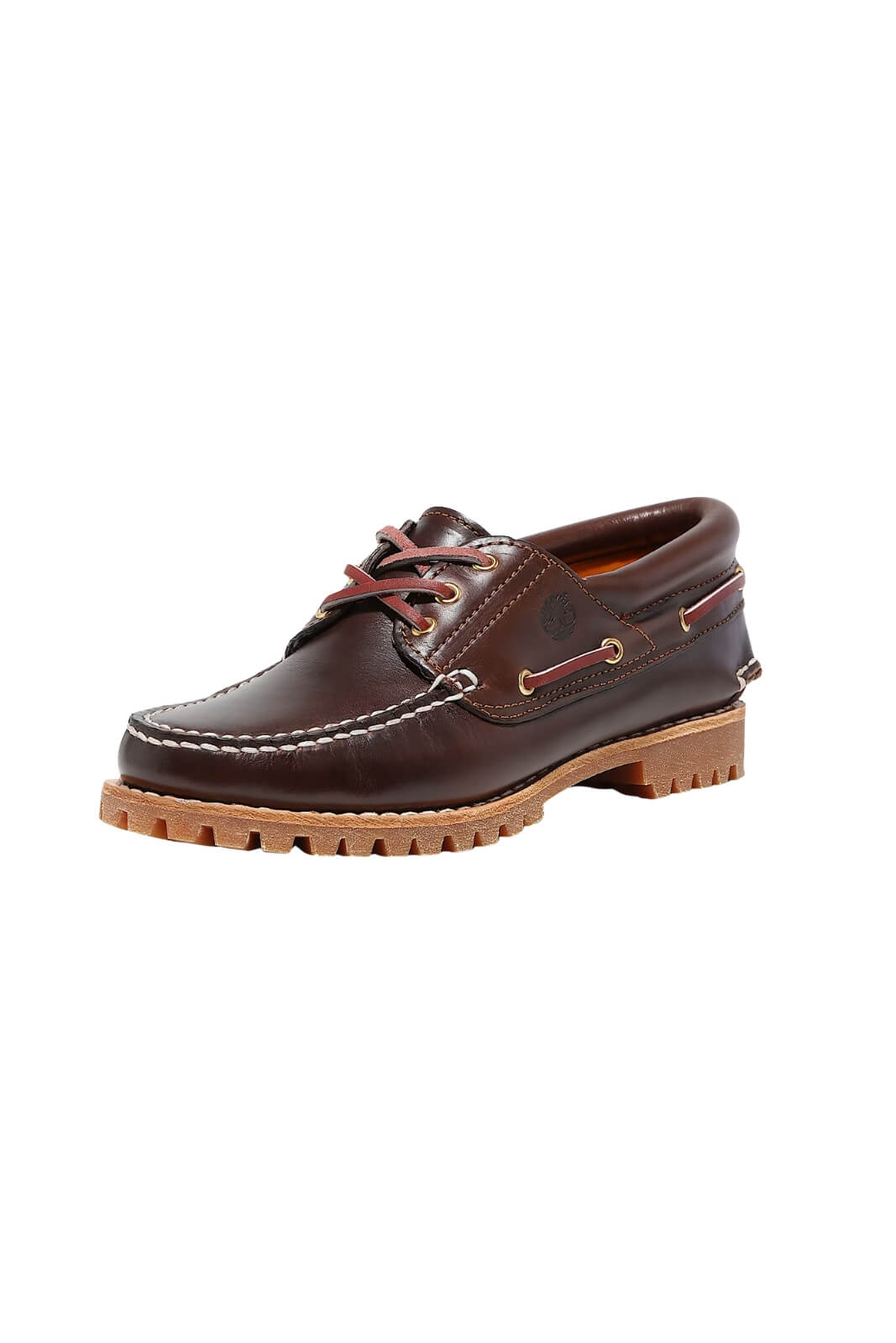 Scarpa da barca donna Timberland in pelle con lacci 