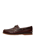 Scarpa da barca uomo Timberland in pelle con lacci in cuoio