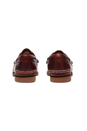 Scarpa da barca donna Timberland in pelle con lacci in cuoio