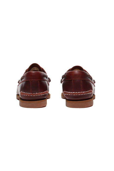 Scarpa da barca donna Timberland in pelle con lacci in cuoio