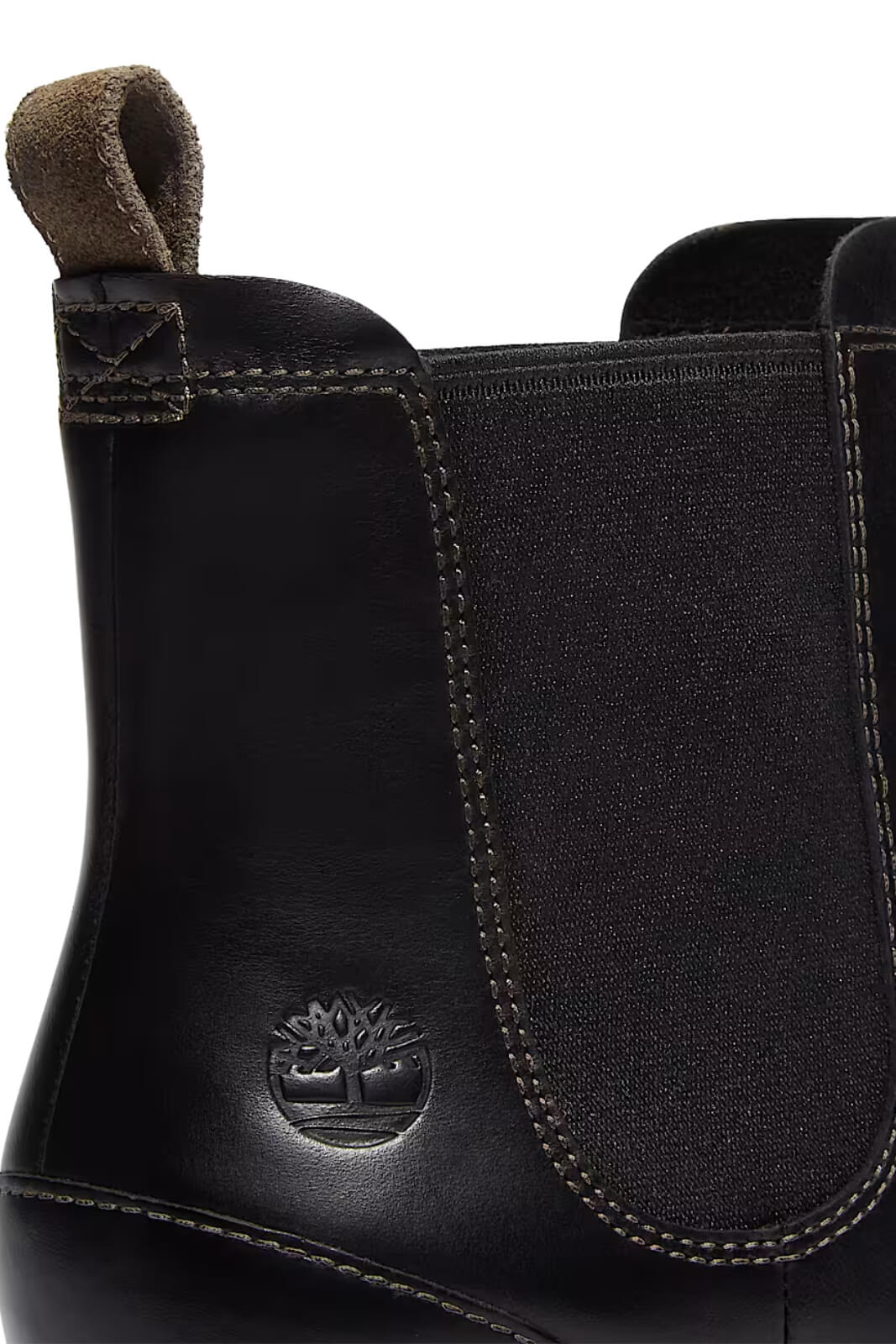 Stivali da donna Timberland modello Chelsea in pelle impermeabile dettaglio