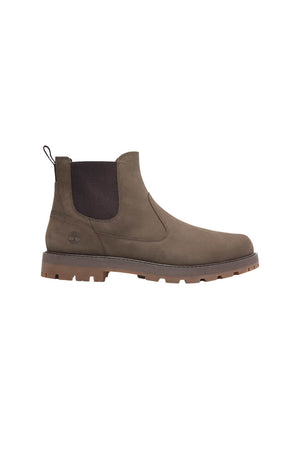 Stivali da uomo Timberland in pelle modello Chelsea lato