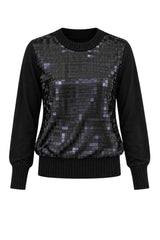 Tricot Chic Maglia Donna con Paillettes
