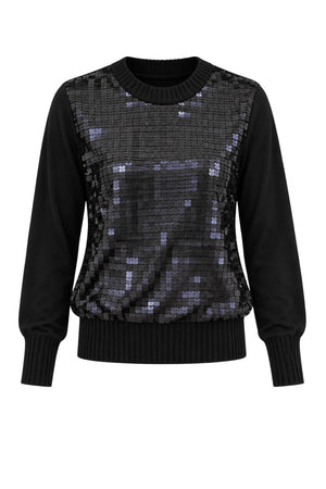 Tricot Chic Maglia Donna con Paillettes