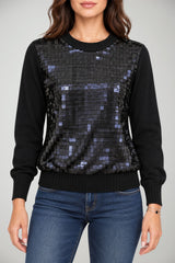 Tricot Chic Maglia Donna con Paillettes