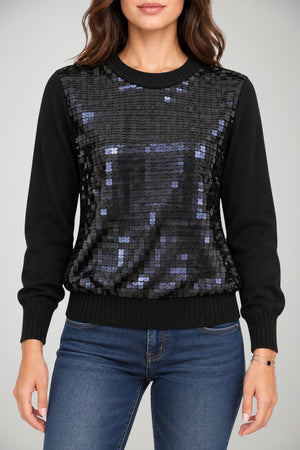 Tricot Chic Maglia Donna con Paillettes