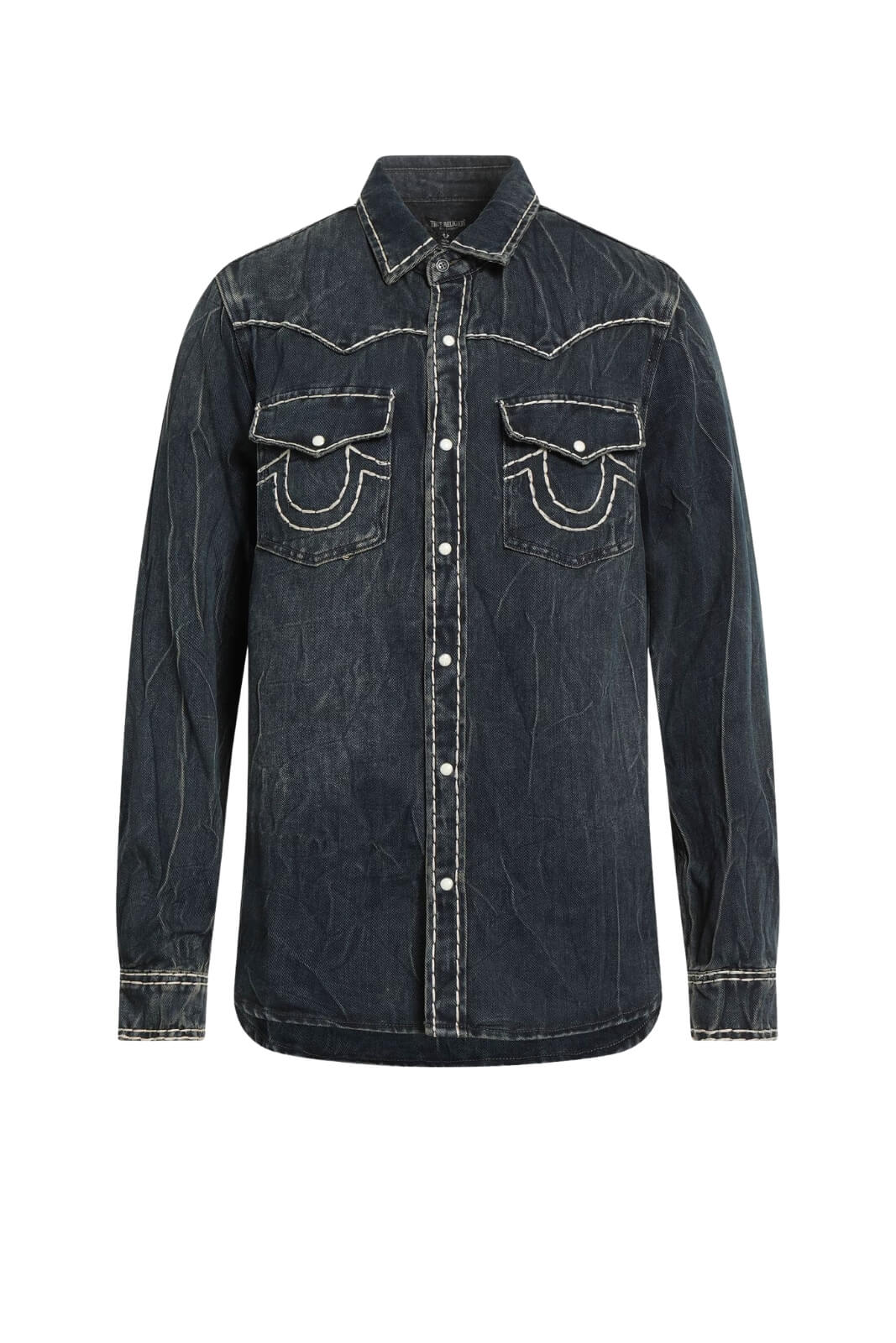 Overshirt da uomo True Religion in denim