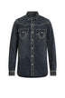 Overshirt da uomo True Religion in denim