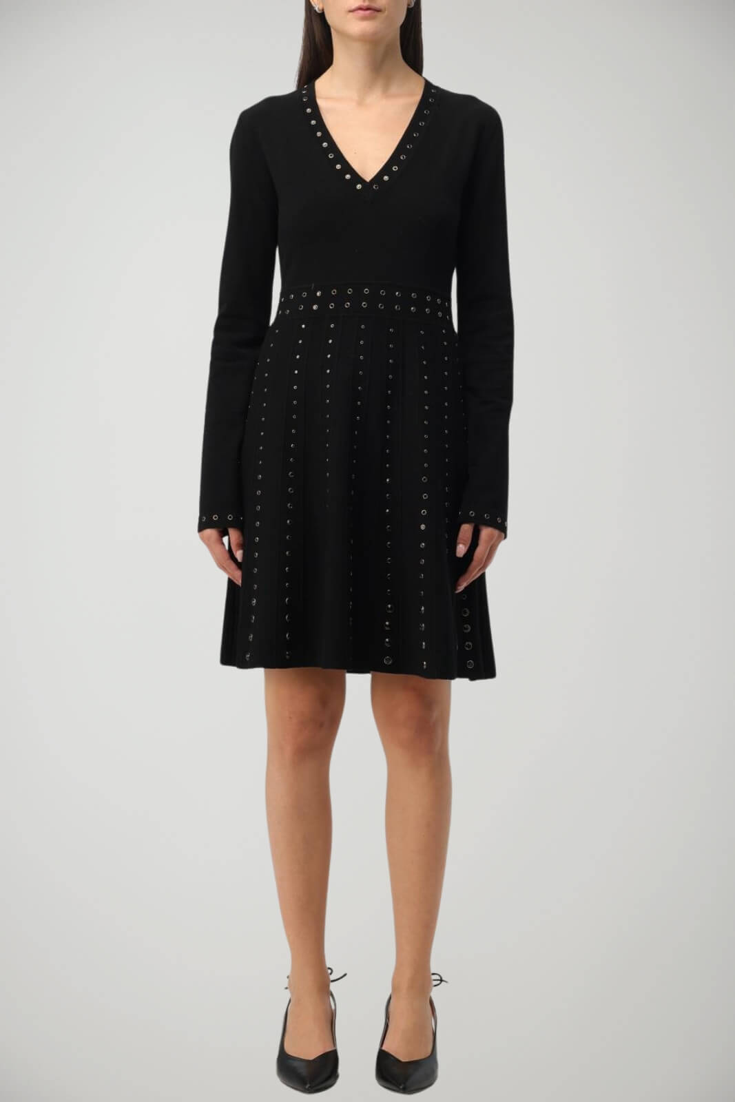 Abito da donna Twinset in viscosa con borchie