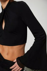 Twinset blusa donna volant dettaglio