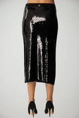 Twinset Milano gonna donna longuette con paillettes
