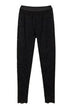 Twinset legging donna pizzo macramè fronte