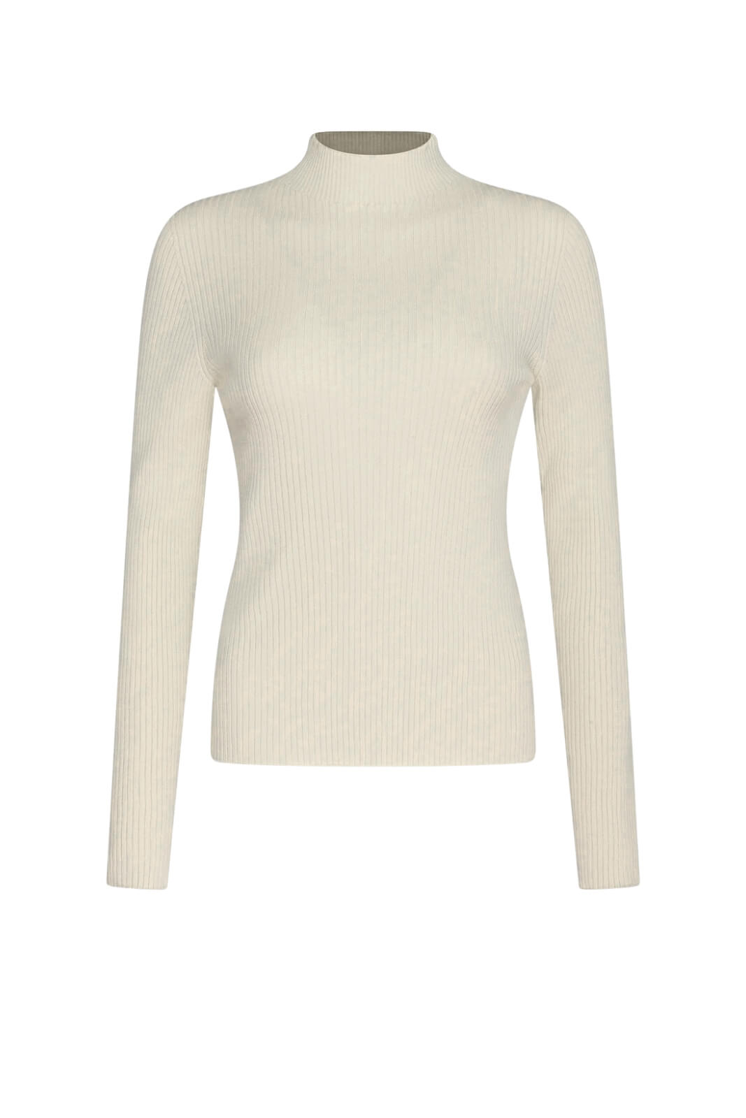 Lupetto da donna Twinset in lana a costine con logo sul retro