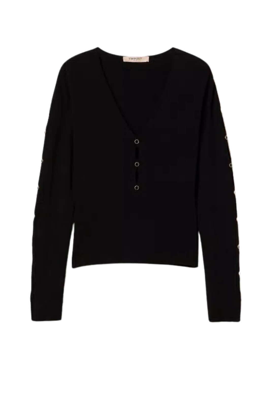 Maglia da donna Twinset con cut out e borchie