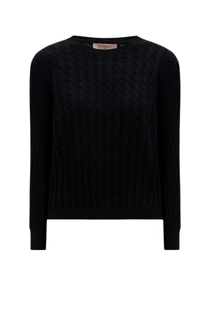 Maglione da donna Twinset a trecce in viscosa
