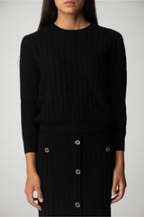 Maglione da donna Twinset a trecce in viscosa