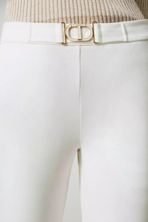 Twinset pantalone donna fibbia logata dettaglio