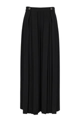Pantaloni da donna Twinset con plissè e vita alta