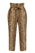 Twinset Milano Pantaloni Donna pitonati in ecopelle