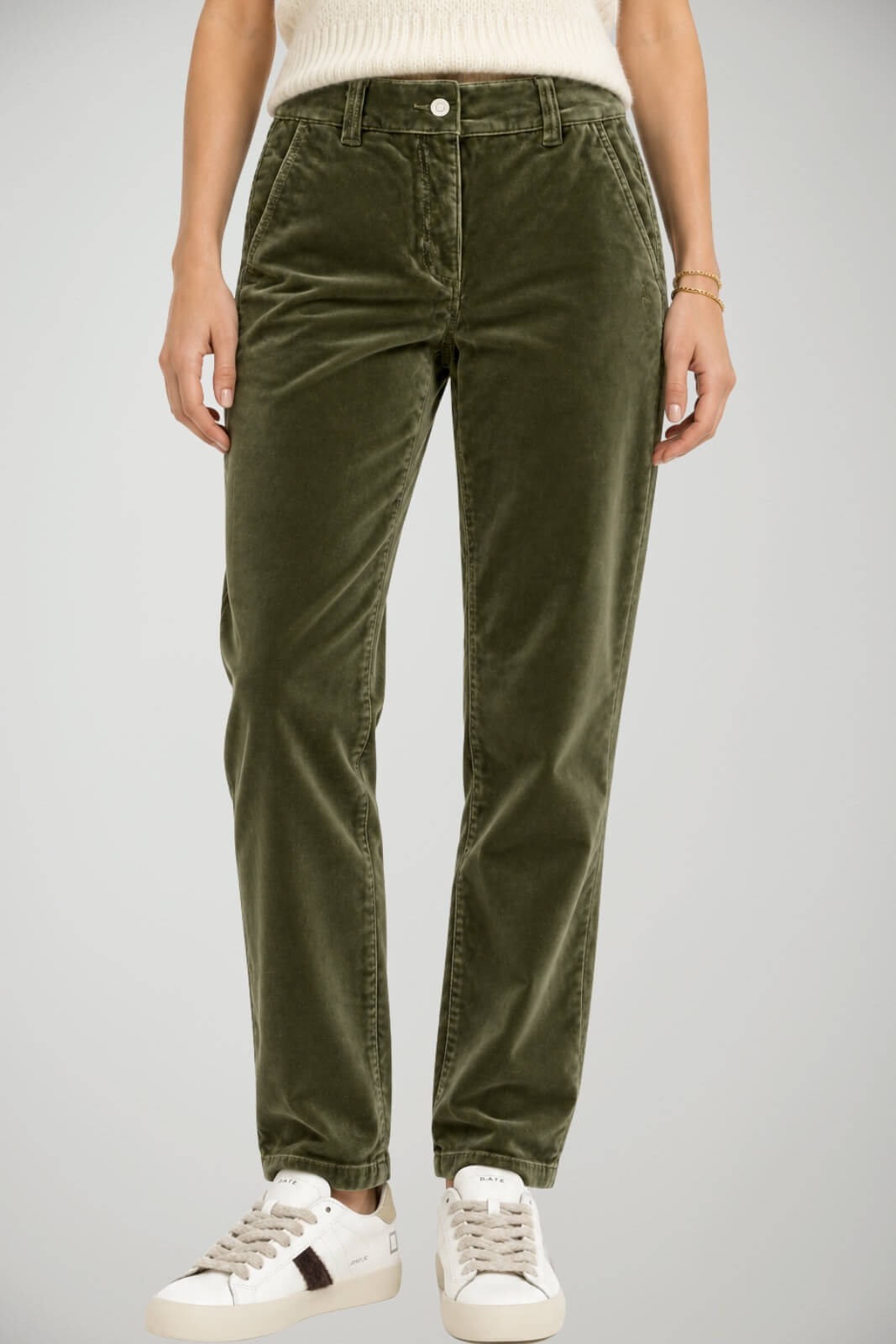 Twinset Actitude Pantaloni Donna Chino in Velluto
