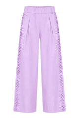 Pantaloni da donna Twinset Actitude traforati con pences