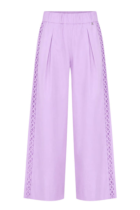 Pantaloni da donna Twinset Actitude traforati con pences