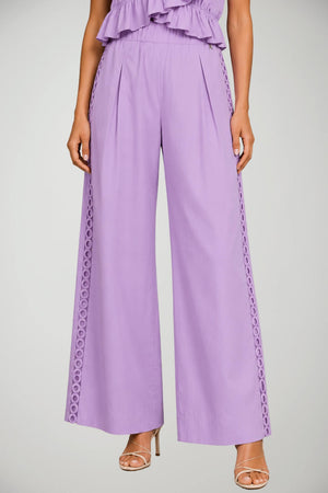 Pantaloni da donna Twinset Actitude traforati con pences