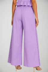 Pantaloni da donna Twinset Actitude traforati con pences