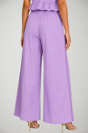 Pantaloni da donna Twinset Actitude traforati con pences