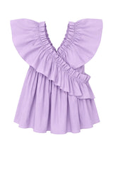 Top da donna Twinset Actitude smanicato con rouches