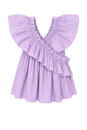 Top da donna Twinset Actitude smanicato con rouches